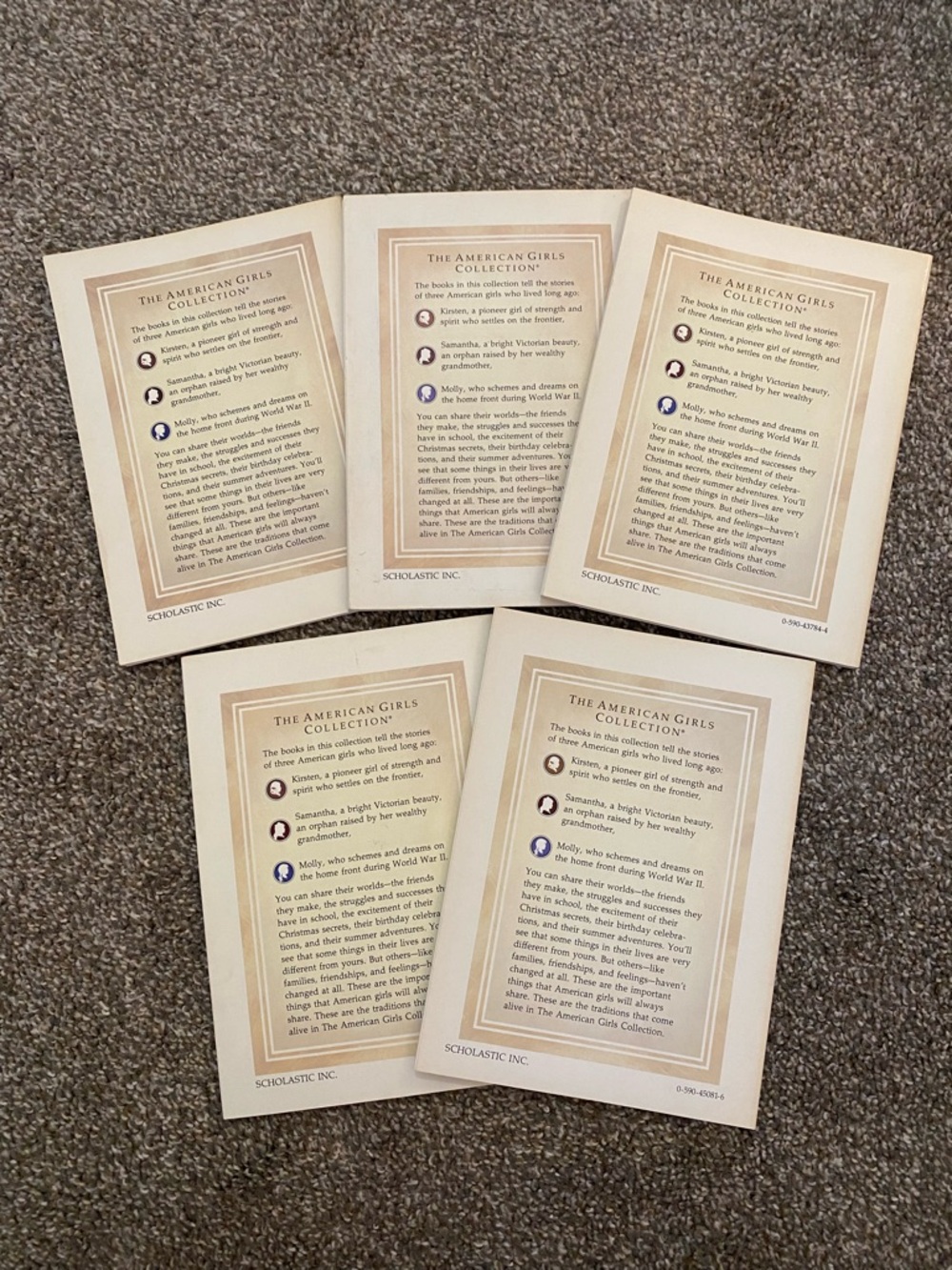 American Girl “Kirsten” Paperback Book Lot - Books 1-5 - Picture 2 of 7